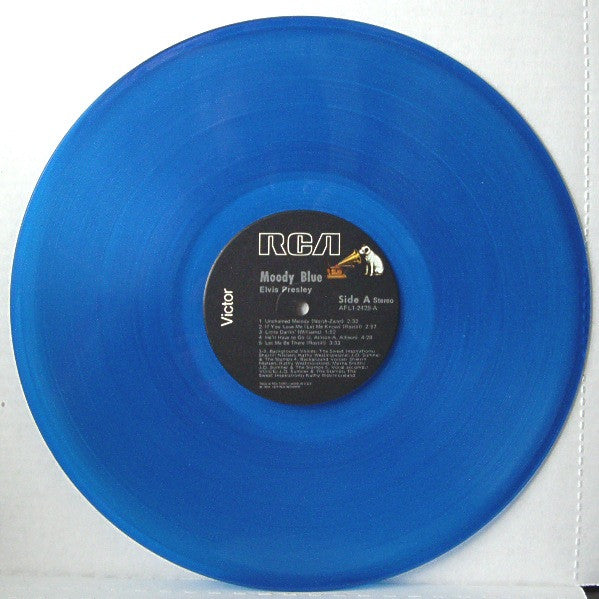 Elvis* : Moody Blue (LP, Album, Blu)