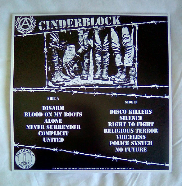 Cinderblock (4) : Cinderblock (12", Album, RE)