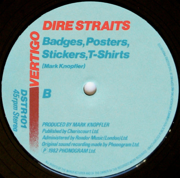 Dire Straits : Private Investigations (10", Single)