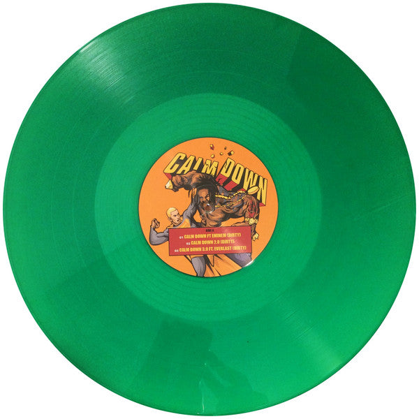 Busta Rhymes Featuring Eminem : Calm Down (12", Single, Ltd, Gre)
