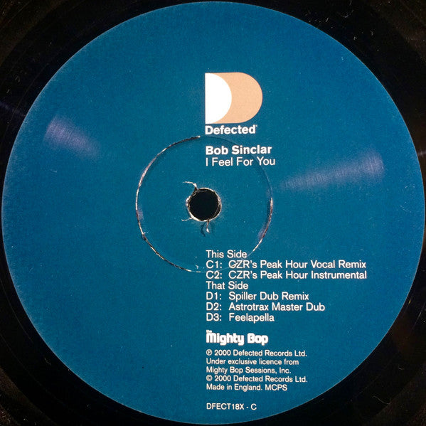 Bob Sinclar : I Feel For You (2x12")