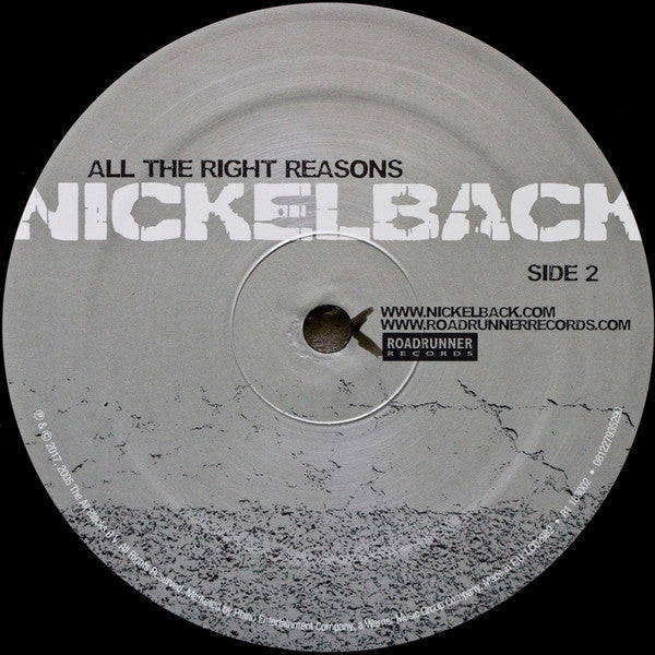 Nickelback : All The Right Reasons (LP, Album, RE)