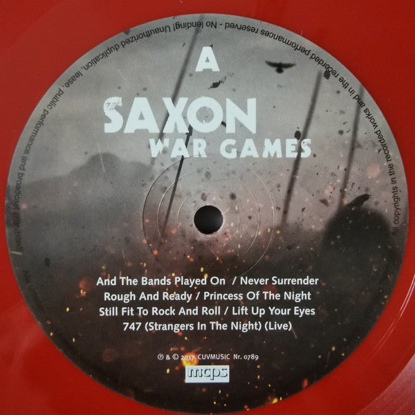 Saxon : War Games (LP, Comp, Red)