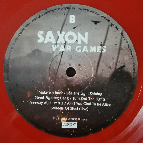 Saxon : War Games (LP, Comp, Red)