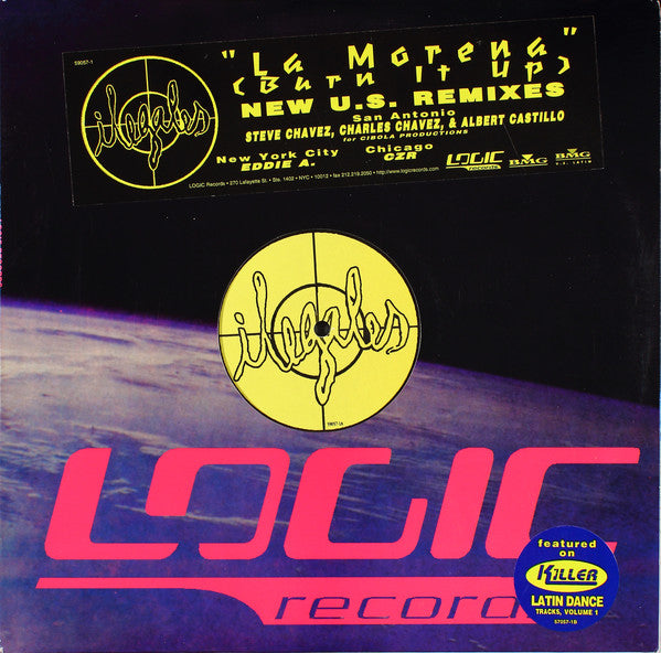 Ilegales : La Morena (Burn It Up) (12", Promo)