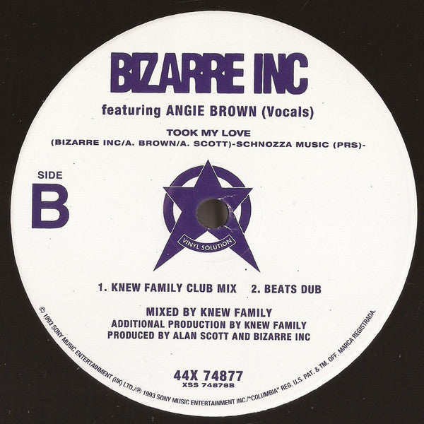 Bizarre Inc : Took My Love (3x12", Single, DJ )