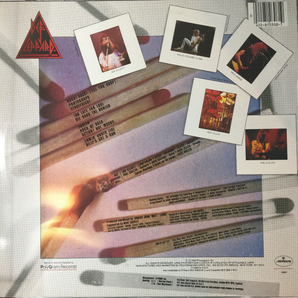 Def Leppard : Pyromania (LP, Album, Hau)