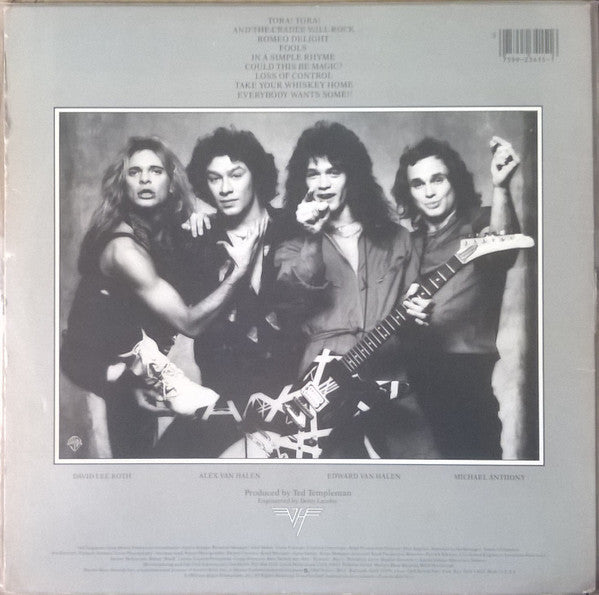 Van Halen : Women And Children First (LP, Album, Jac)