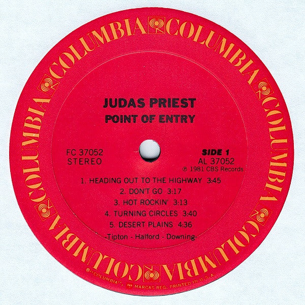 Judas Priest : Point Of Entry (LP, Album)