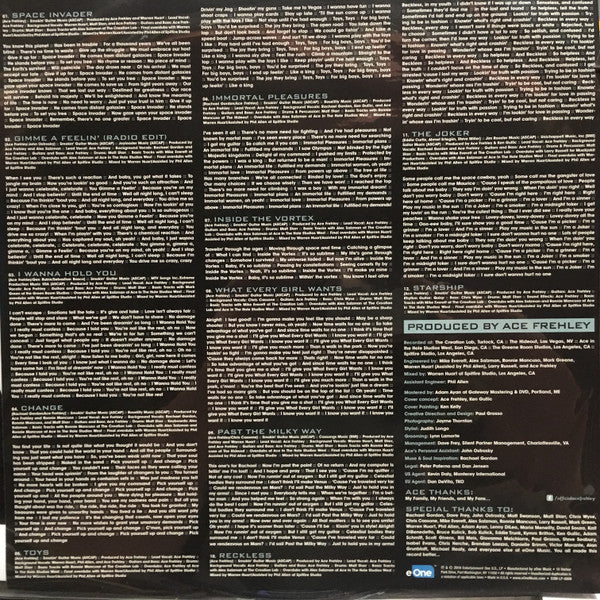 Ace Frehley : Space Invader (2xLP, Album, Ltd, Pic, RE)