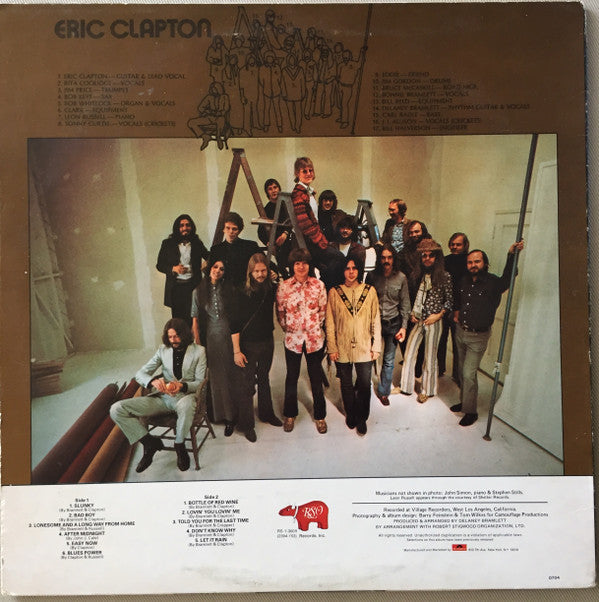 Eric Clapton : Eric Clapton (LP, Album, RE, 72 )