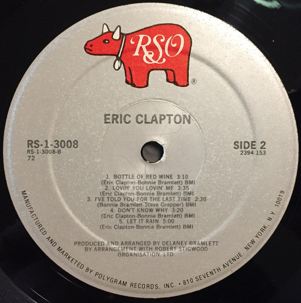 Eric Clapton : Eric Clapton (LP, Album, RE, 72 )
