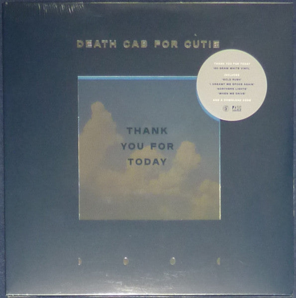 Death Cab For Cutie : Thank You For Today (LP, Album, Ltd, Whi)