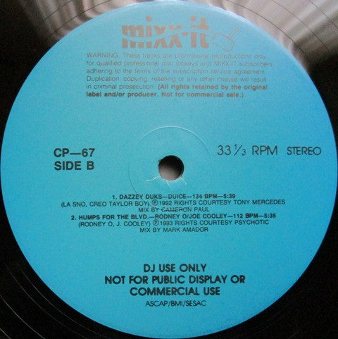 Various : Mixx-it 67 (12", Promo)