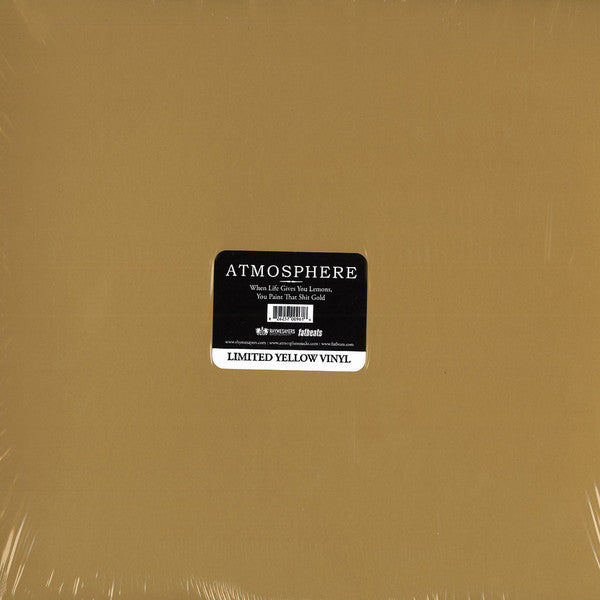 Atmosphere (2) : When Life Gives You Lemons, You Paint That Shit Gold (2xLP, Album, Ltd, Yel)
