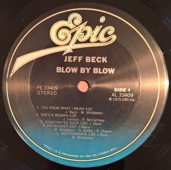 Jeff Beck : Blow By Blow (LP, Album, RP, San)