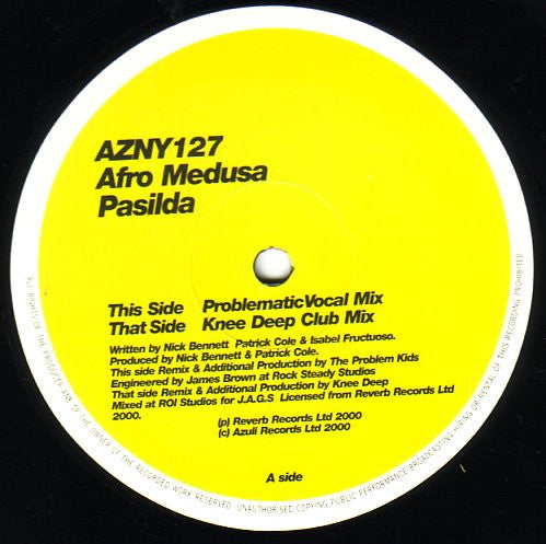 Afro Medusa : Pasilda (12")