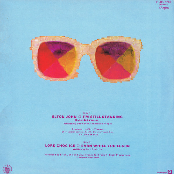 Elton John : I'm Still Standing (Extended Version) (12", Single)