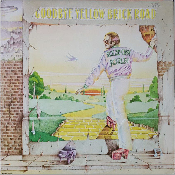 Elton John : Goodbye Yellow Brick Road (2xLP, Album, Club, Tri)
