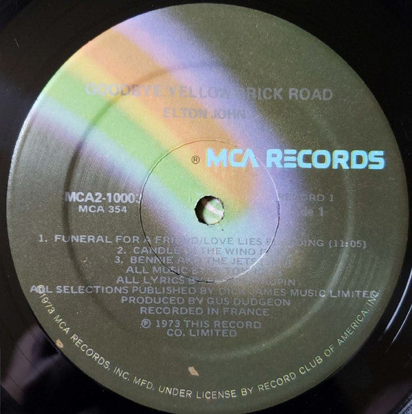 Elton John : Goodbye Yellow Brick Road (2xLP, Album, Club, Tri)