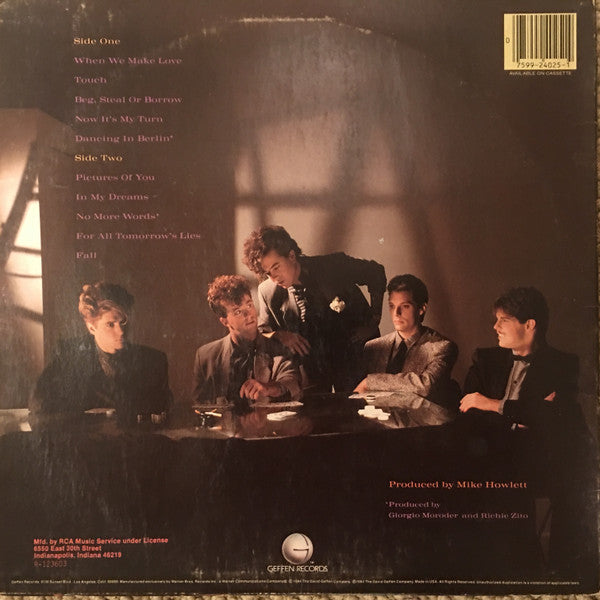 Berlin : Love Life (LP, Album, Club, RCA)