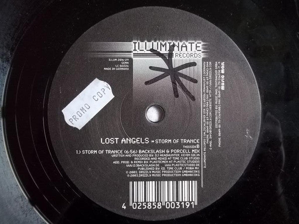 Lost Angels : Storm Of Trance (12")