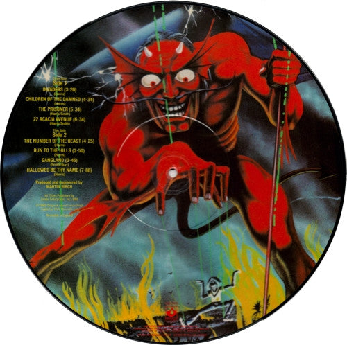 Iron Maiden : The Number Of The Beast (LP, Album, Pic)