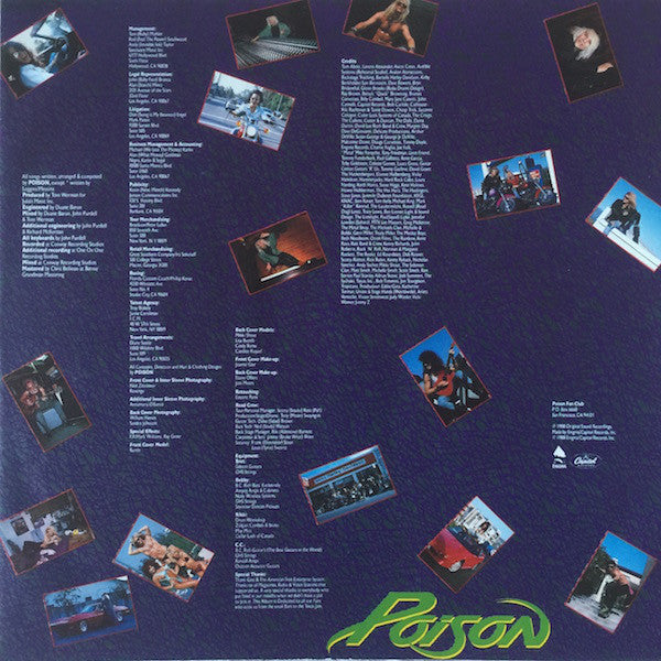 Poison (3) : Open Up And Say ...Ahh! (LP, Album)