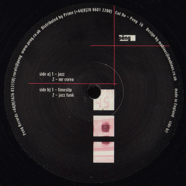 The Rhythm Slaves : Timeslip EP (12", EP)