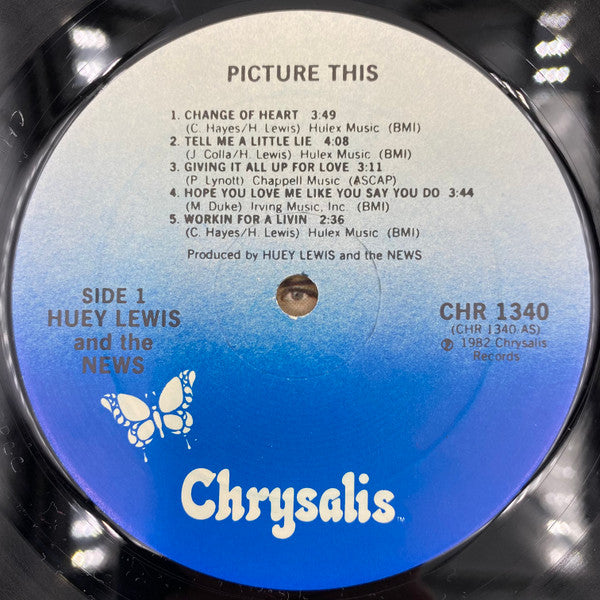 Huey Lewis And The News* : Picture This (LP, Album, PRC)