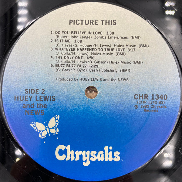 Huey Lewis And The News* : Picture This (LP, Album, PRC)