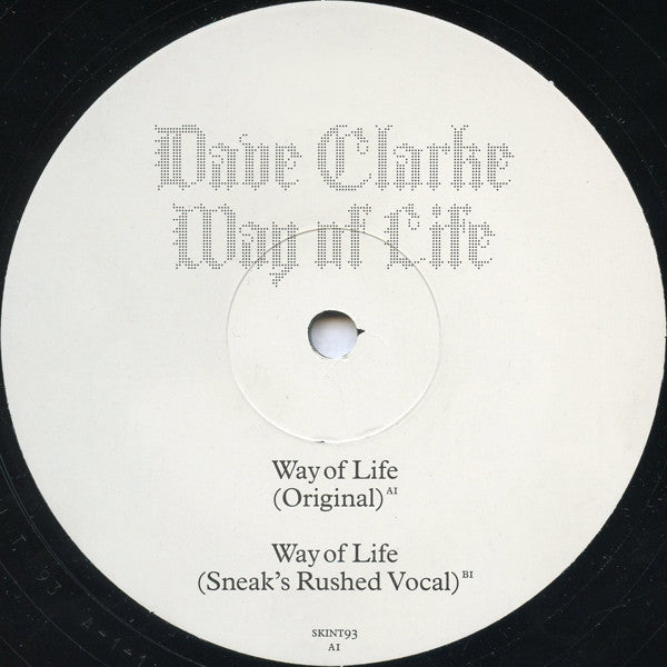 Dave Clarke : Way Of Life (12")