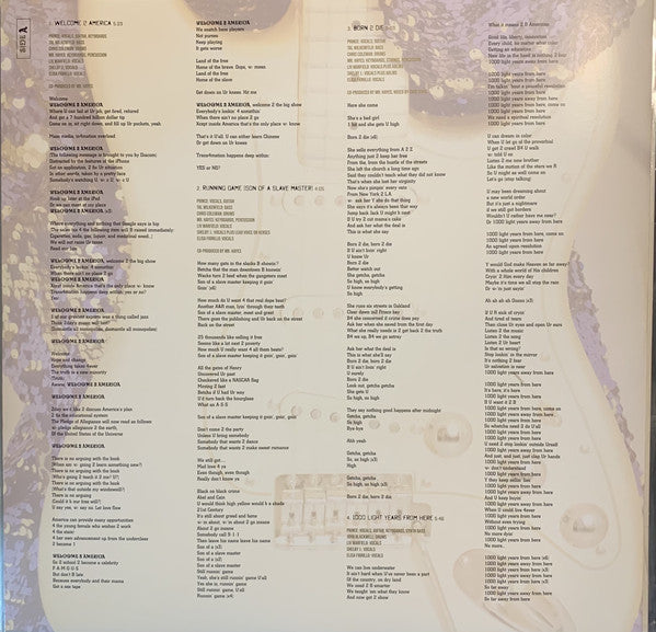 Prince : Welcome 2 America (Album, Ltd + LP, Gol + LP, S/Sided, Etch, Gol)