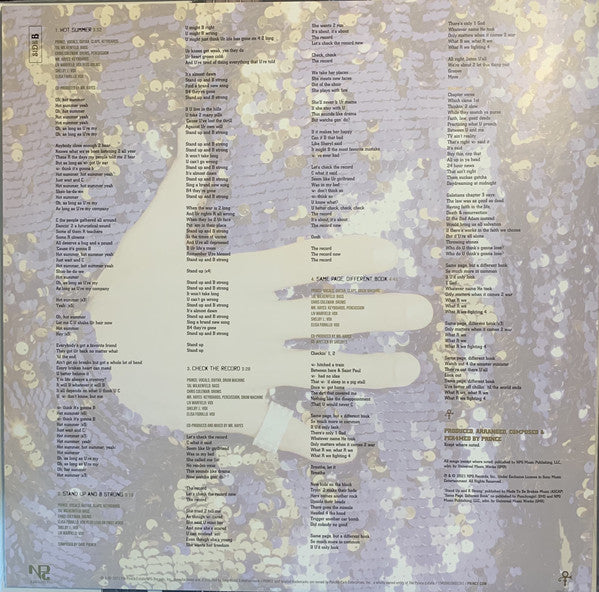 Prince : Welcome 2 America (Album, Ltd + LP, Gol + LP, S/Sided, Etch, Gol)