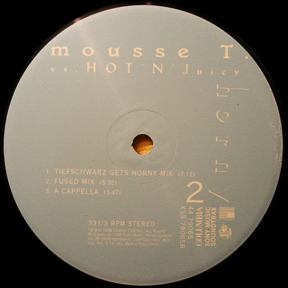 Mousse T. Vs. Hot 'N' Juicy : Horny (12")