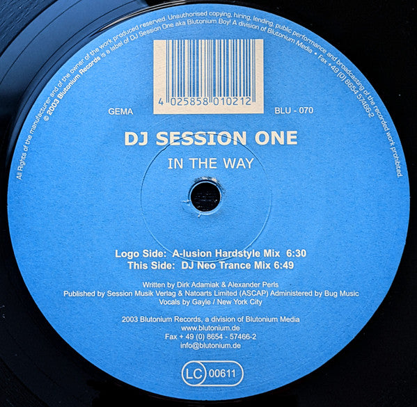 DJ Session One : In The Way (12")