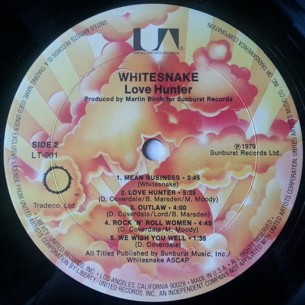 Whitesnake : Lovehunter (LP, Album)