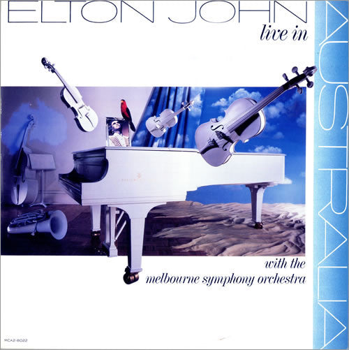 Elton John : Live In Australia (With The Melbourne Symphony Orchestra) (2xLP, Album)