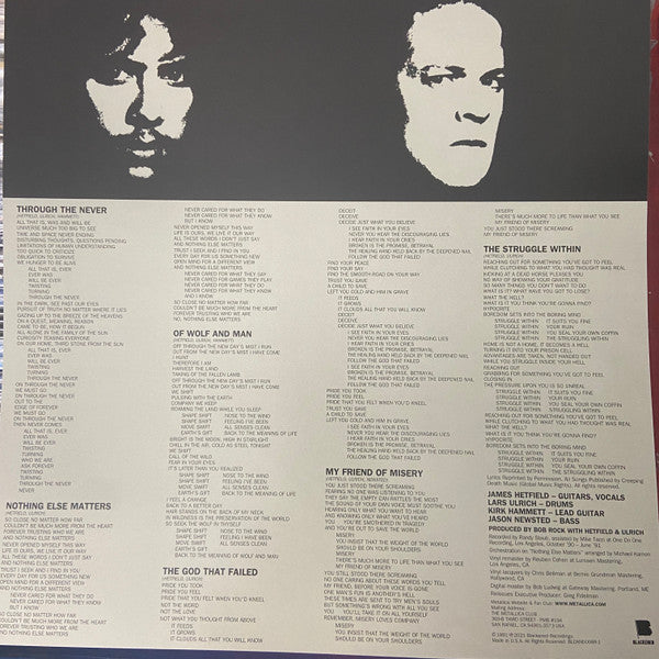 Metallica : Metallica (2xLP, Album, Ltd, RE, RM, 180)