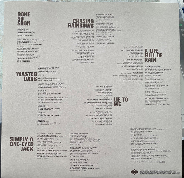 John Mellencamp* : Strictly A One-Eyed Jack (LP, Album, 180)