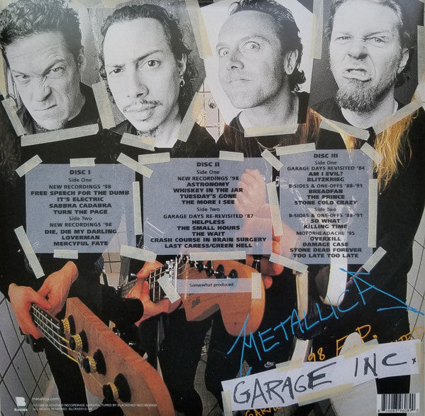 Metallica : Garage Inc. (3xLP, Album, Comp, Ltd, RE, Blu)