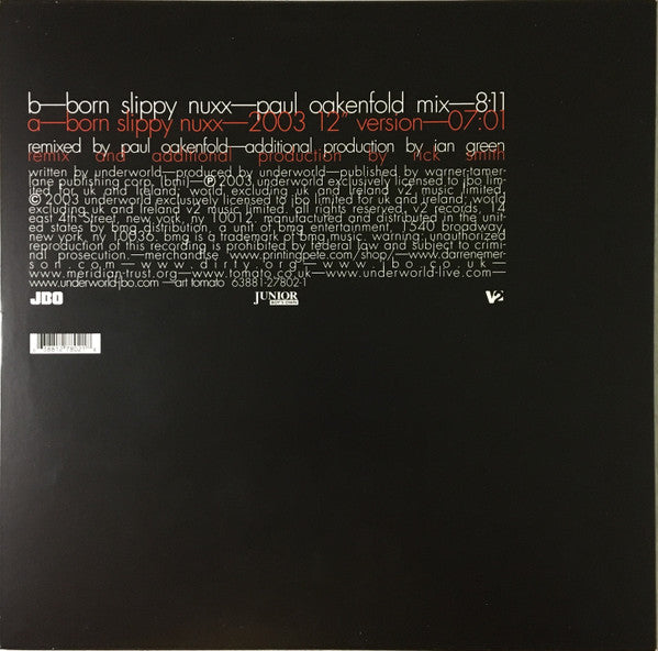 Underworld : Born Slippy Nuxx (12", Single)