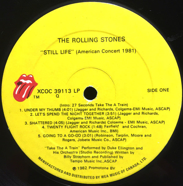 Rolling Stones* : Still Life (American Concert 1981) (LP, Album)