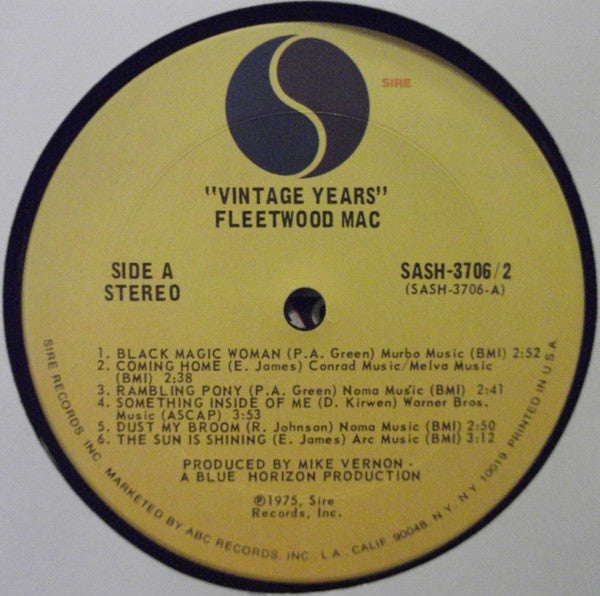 Fleetwood Mac : Vintage Years (2xLP, Comp)