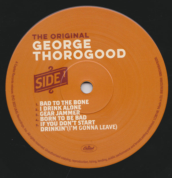 George Thorogood : The Original George Thorogood (LP, Album, Comp)