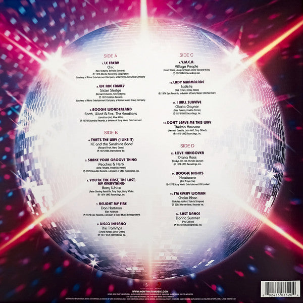 Various : Now That's What I Call Music! Disco (LP, Pin + LP, Blu + Comp, Ltd)