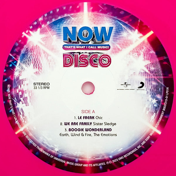 Various : Now That's What I Call Music! Disco (LP, Pin + LP, Blu + Comp, Ltd)
