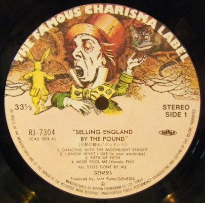 Genesis = ジェネシス* : Selling England By The Pound = 月影の騎士 (LP, Album, RE, JVC)