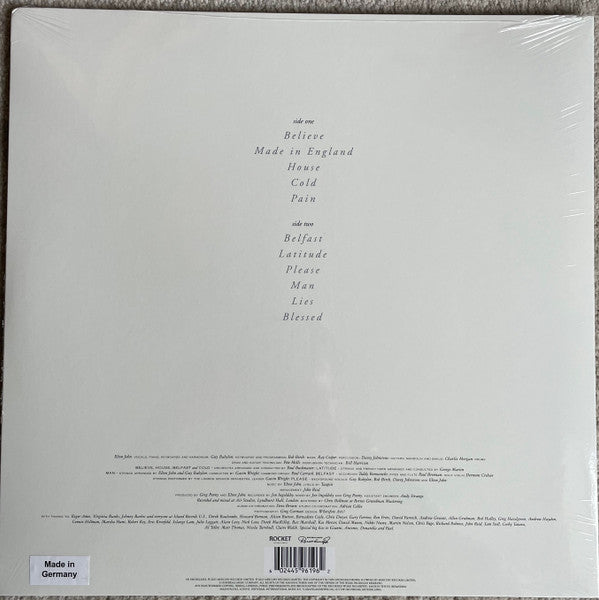 Elton John : Made In England (LP, Album, RE, RM, 180)
