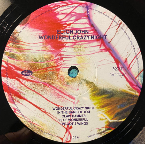 Elton John : Wonderful Crazy Night (LP, Album)